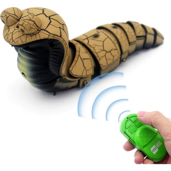 Meilleurs prix pour Jouet télécommandé serpent - ZGEER - Mini jouets serpent électriques - Couleurs vives - Petit - Reptile