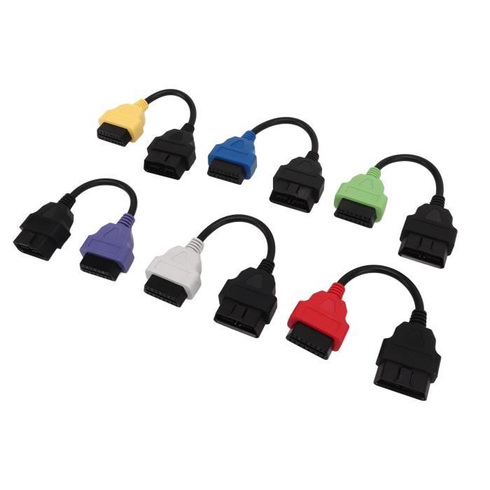 DEX câble de diagnostic OBD 6 pièces pour câble adaptateur MultiECUScan
