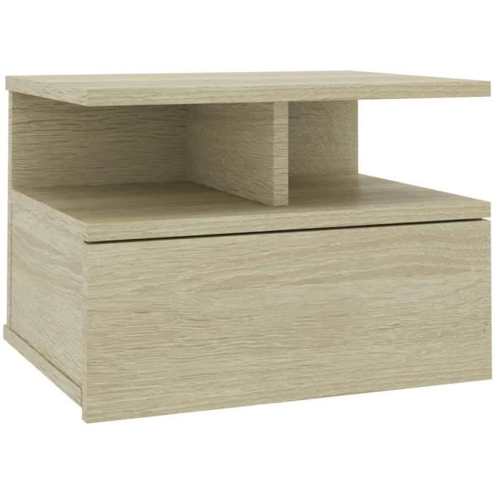 Table De Chevet Flottante,Table De Chevet Murale,Tables D'appoint Blanc