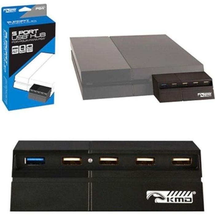 Hub Multiprise 5 Ports USB PS4 - Cdiscount