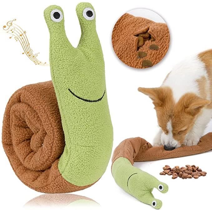 Jouet pour Chien - ZGEER - Tapis de Fouille - Peluche Non Toxique - Vert - Intérieur