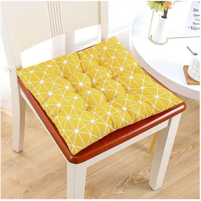 Coussins De Chaises Doux 40x40/45x45/50x50cm - Galette De Chaise Épaisse Confortable Pour Intérieur Extérieur Jardin