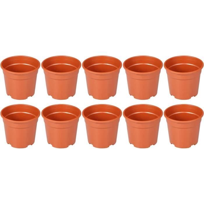 2 Ensembles Pot De Fleur Pots De Départ Jardiniere Plastique Pot Fleur Plastique Pots De Plantes