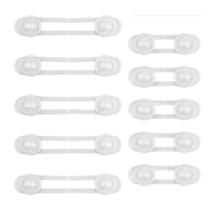 Bloque Porte Bébé 10Pièces, Securite Placard Enfant, Bloc Porte