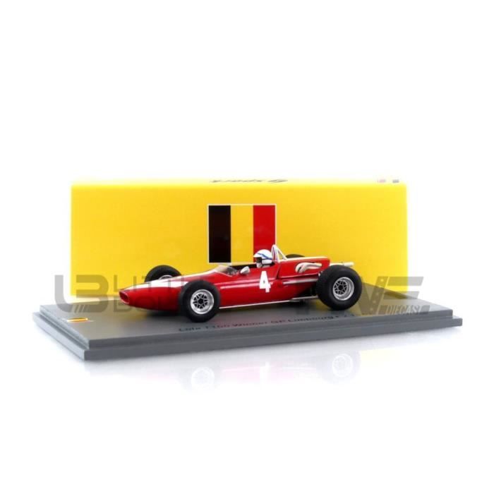 Ferrari Dino Rouge 1/18 ANSON 61150 – Miniature Voiture De Sport Métal – Boîte Abîmée