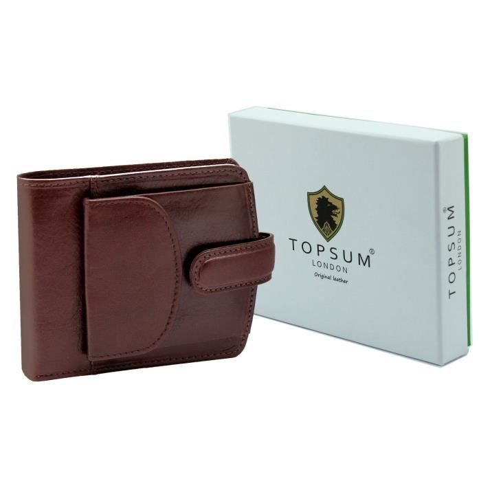 Pierre Cardin Nappa Portefeuille en Cuir v/éritable pour Homme avec Blocage RFID Noir