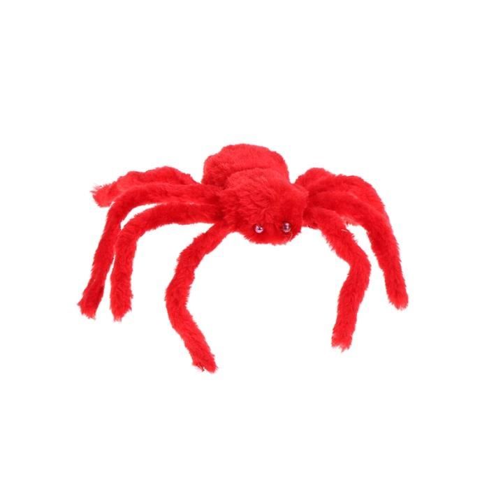 30cm Araignee Rouge Jouet Peluche Pour Les Decorations D Halloween Cdiscount Jeux Jouets