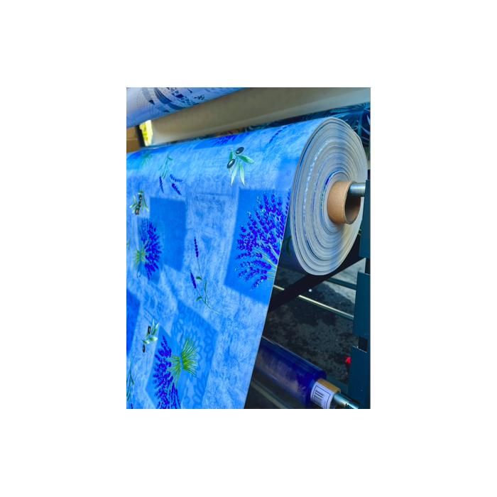 Bulgommes Provençale Tischdecke 140x140 Cm – Grüner Druck, Robust & Wasserabweisend