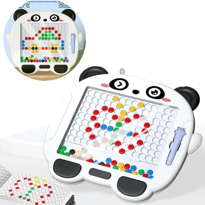 Ardoise Magique Tableau Jouets Enfants 2-4 Ans, Planche à Dessin Magnétique Pour Enfant Tablette De Croquis Effaçable Jouets Créatifs Avec 2 Timbres Pour Les Cadeaux D'anniversaire Pour Enfants