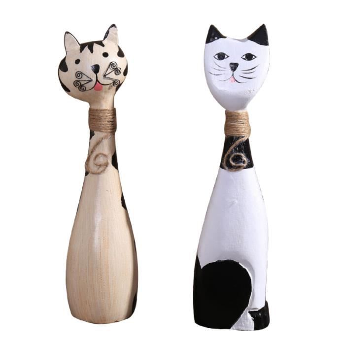 2 Pieces Chat Statue Ornements Pour La Maison Decoration En Bois Artisanat En Mignon Pour Bureau A Stickers Adhesive Letters Cdiscount Maison 2 Pieces Chat Statue Ornements Pour La Maison Decoration En Bois Artisanat En Mignon Pour Bureau A Stickers Adhesive Letters Cdiscount Maison