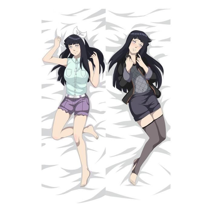 ScS 1087 Hyuga Hinata taie d oreiller Cosplay japonais Anime Ninja Dakimakura Kawaii corps calin Otaku Pilo Taille 40x120cm Cdiscount Maison