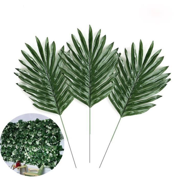 20pcs Feuille De Palmier Artificiel Decoration Fleurs Artificielles Mariage Exterieur Pour Cimetiere Decoration Mariage Maison Achat Vente Fleur Artificielle Cdiscount
