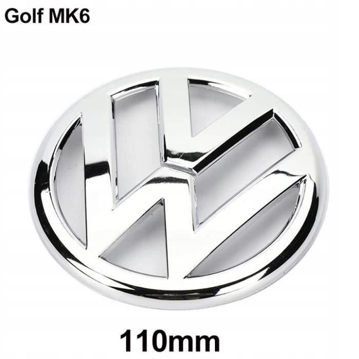 Insigne badge logo emblème arrière 110mm pour Volkswagen VW golf 6 VI MK6 - argent chromé