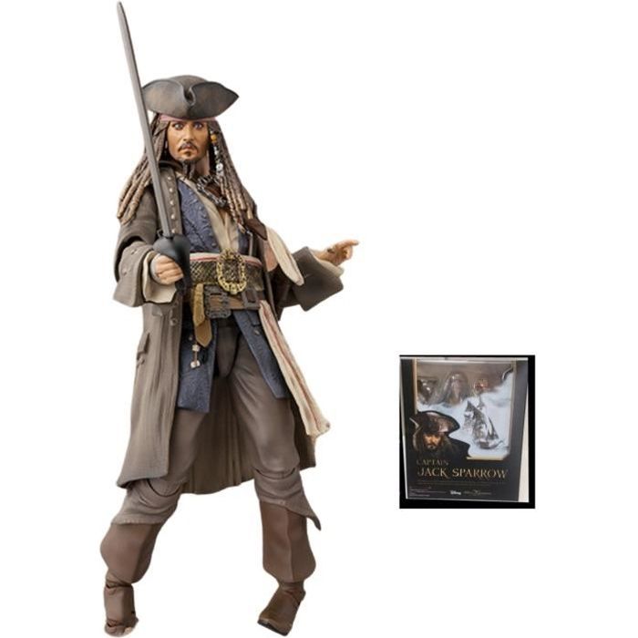 Figurine PIRATE DES CARAIBES JACK SPARROW figure film modèle jouet  personnage - Cdiscount Jeux - Jouets