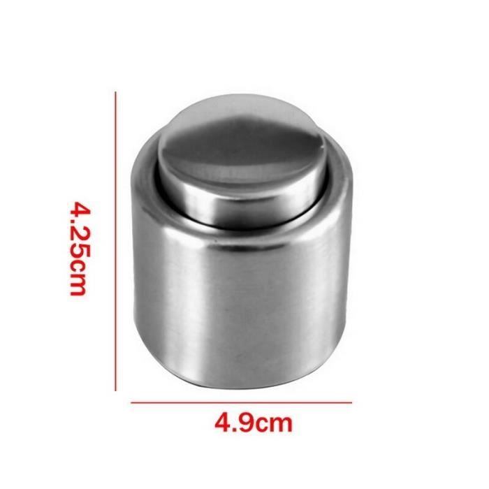 Bouchon Tube Rond Acier Inox 304 - Diamètre Intérieur 56 Mm | Pour Plomberie, HVAC, Alimentaire | Poli Miroir