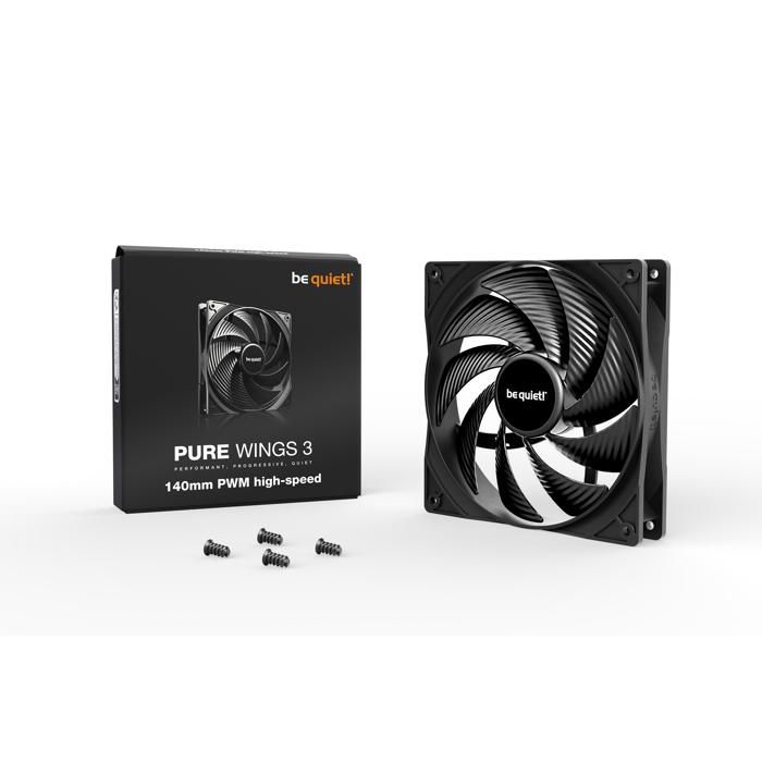 Ventilateur de boîtier – BE QUIET – Pure Wings 3 – 140mm – PWM – Silencieux 30 dB