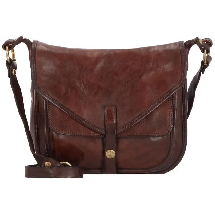 Campomaggi Sac à bandoulière Cuir 26 cm grigio tasko01963