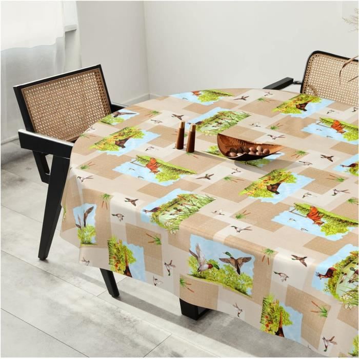 Maison Exclusive - Nappes de table 5 pcs Blanc 190x130 cm | Leroy Merlin