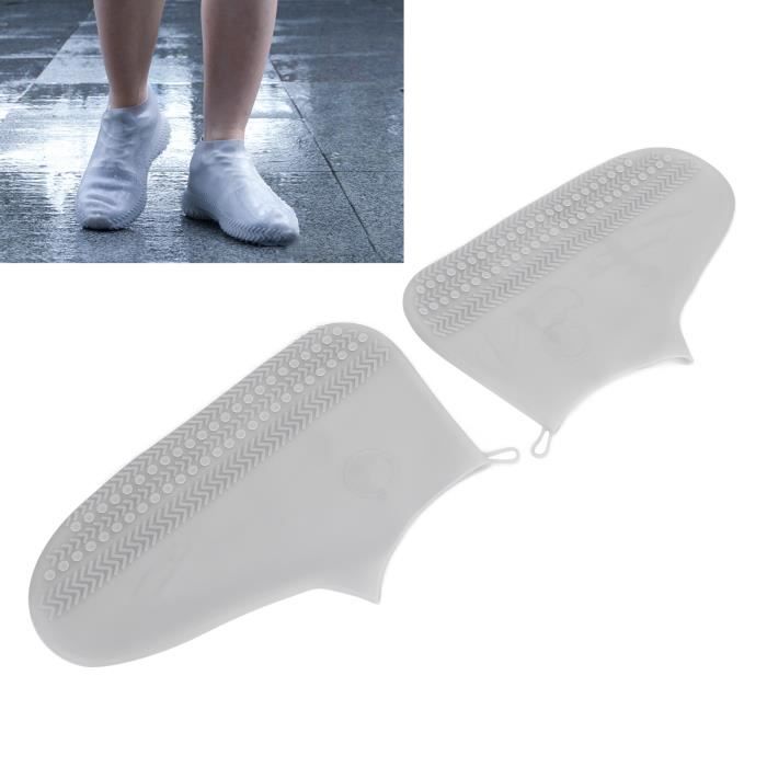 Couvre-chaussures Silicone Imperméables GOODS+GADGETS - Réutilisables, Antidérapants - Protection Pluie, Boue, Neige