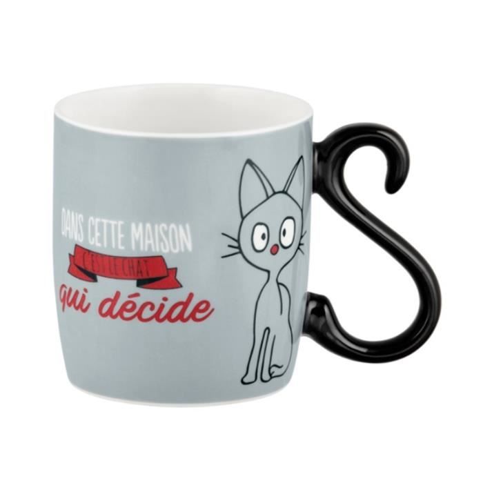 Mug Houba Chat Qui Decide Derriere La Porte Cdiscount Maison Mug Houba Chat Qui Decide Derriere La Porte Cdiscount Maison
