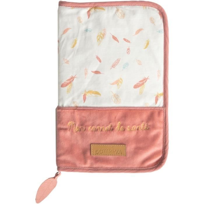 Protège carnet de santé perroquet - Multicolore - 26 x 17 cm