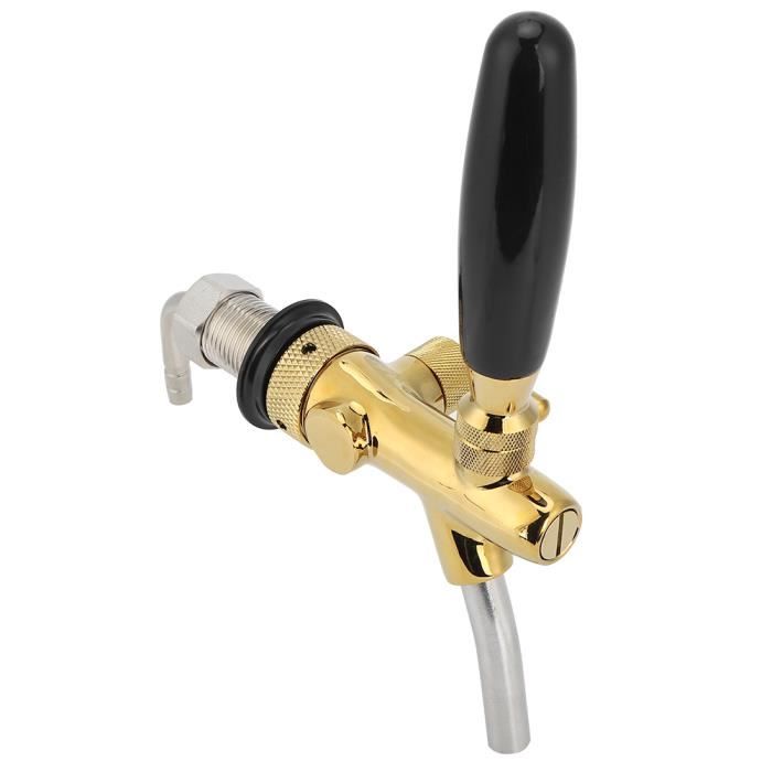 Robinet à Bière Longue Tige G5/8 - 98,5 Mm, Acier Inoxydable 304, Réglable, Pour Fûts Homebrew, Bars, Brassage Maison - 7