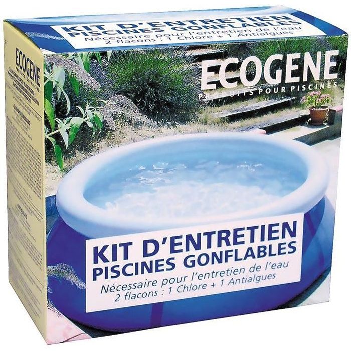 Kit entretien piscine hors sol - granulés chlore et anti-algues