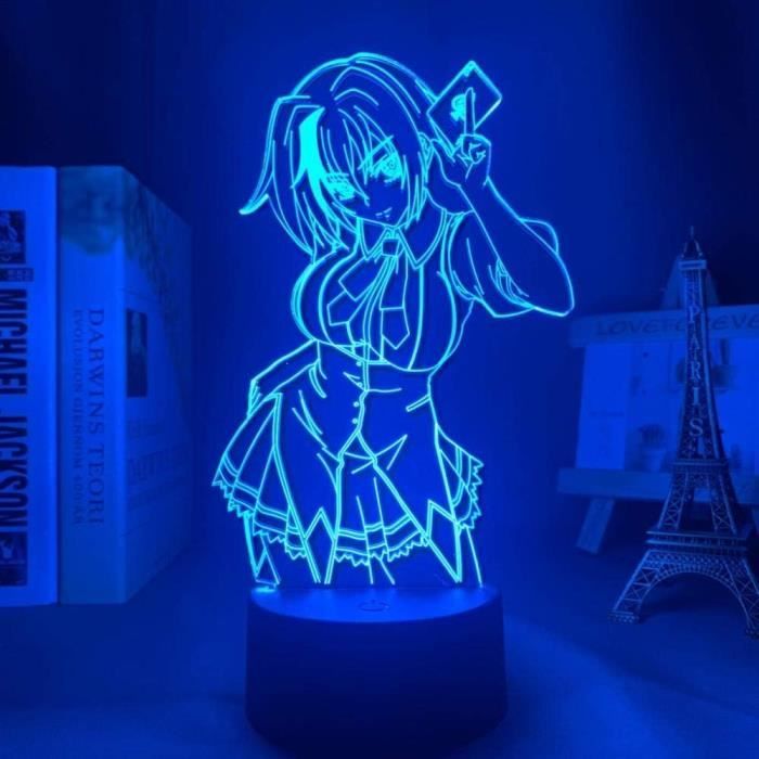 3D Flugzeug Lampe LED Nachtlicht - USB, 7 Farben, Optische Illusion, Acryl