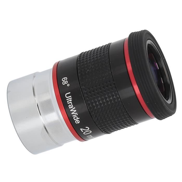 Oculaire Télescope H20mm - Longueur Focale 0.965" / 24.5mm, Compatible Filtre