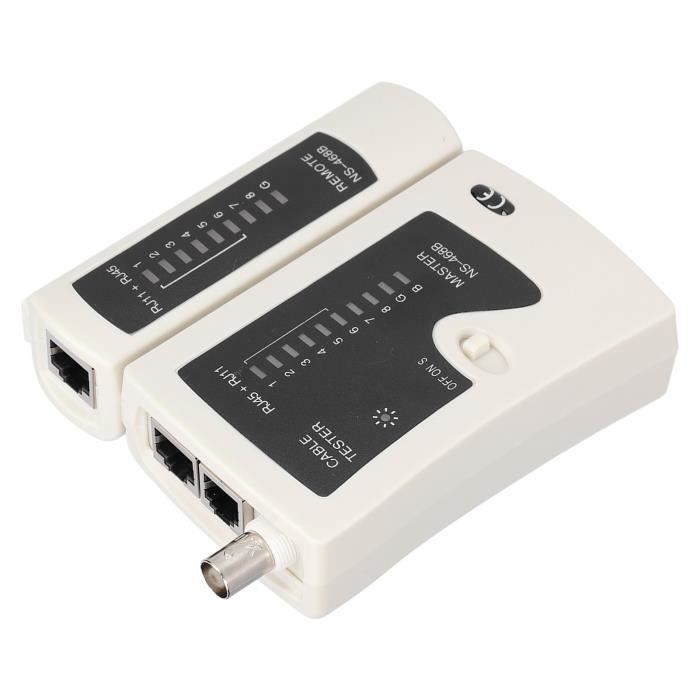 TD® Kit portable de test Ethernet câble réseau kit rj 45 pince / dégonfler  rj 11 cat5/cat6 / Détecteur de fil ligne - Cdiscount Informatique