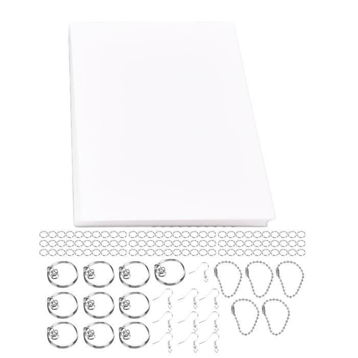 KEENSO Kit de feuilles de film thermorétractable Kit de Feuilles de Plastique Thermorétractables à Faire Soi-même, beaux stylo