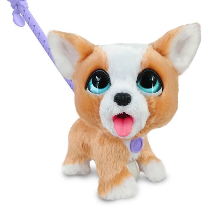 Jouet interactif FURREAL FRIENDS Mon Copain qui Fait Popo 23 cm Animal interactif avec laisse friandises et pelle Cdiscount Jeux Jouets