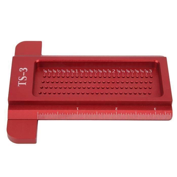 Règle En T 30 Cm Pour Menuiserie - Précise, Avec Verrouillage, Pour Tracés Droits Et Mesures