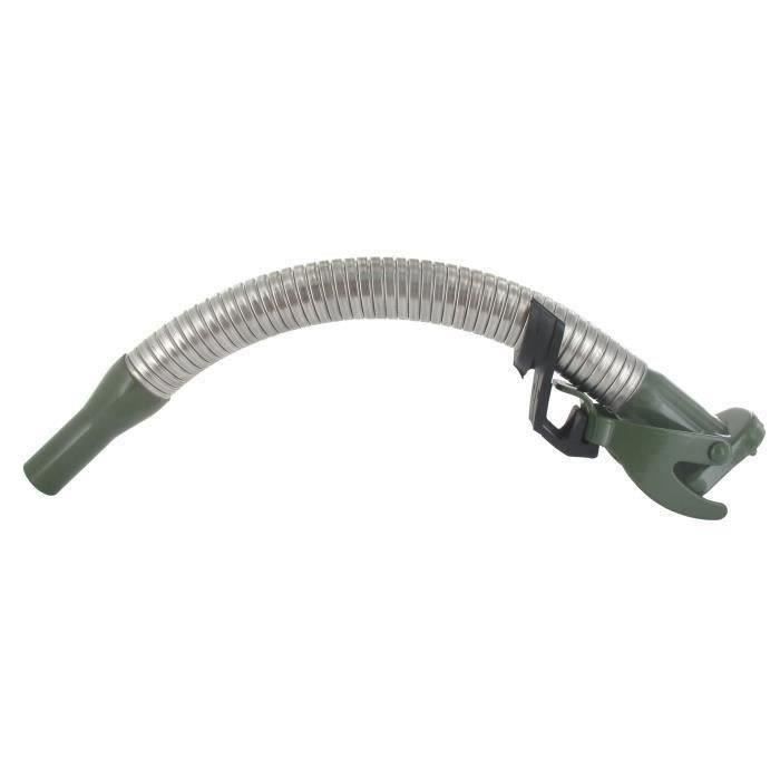 Bec Verseur Flexible 20mm Pour Jerrican Métal - Système Fermeture à Goupille, Transfert Liquide