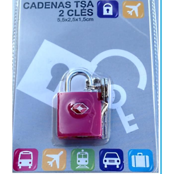 Cadenas agréé TSA pour bagages Kingsford publicitaire dès 10 pcs.