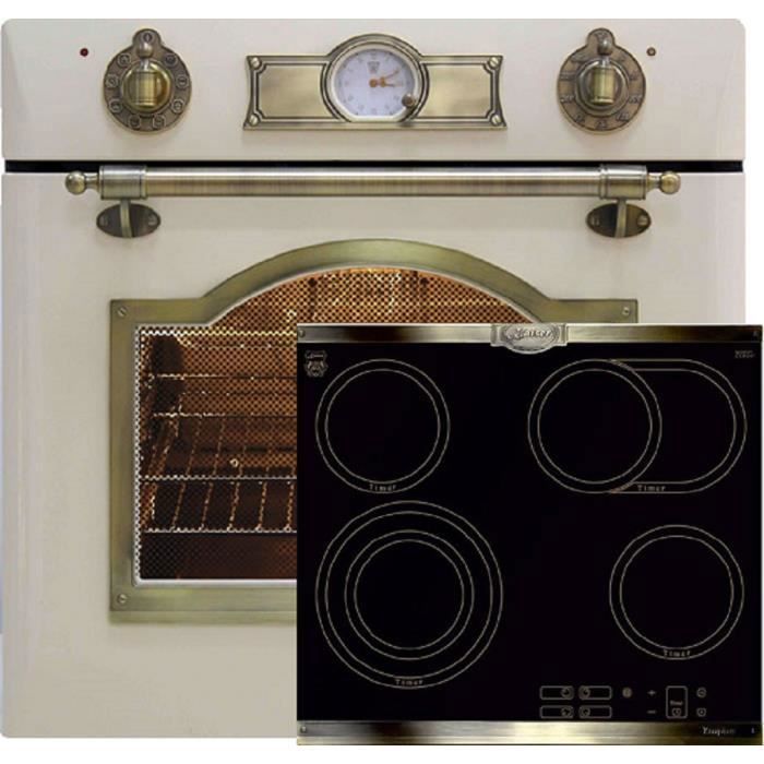 Kaiser Eh 6355 ElfEm+KCT 6385 Em, Four encastrable 67L+plaque de ...