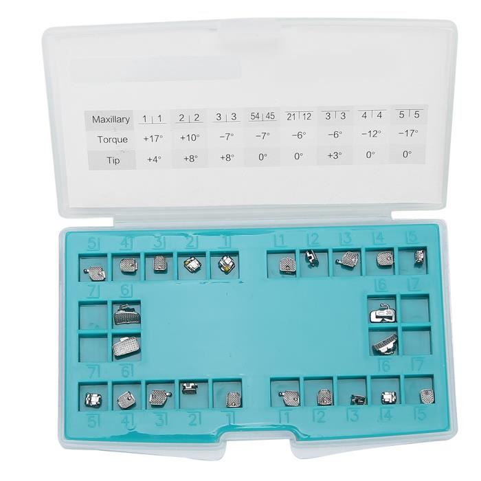 LES Boîte de Rangement avec Supports Orthodontiques en Métal pour Soins ...
