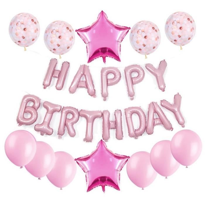 Ballons XXL Chat DazzJoy – 6 Pièces En Aluminium, Rose/crème, Pour Anniversaire Ou Fête, 3 Grands + 3 XXL