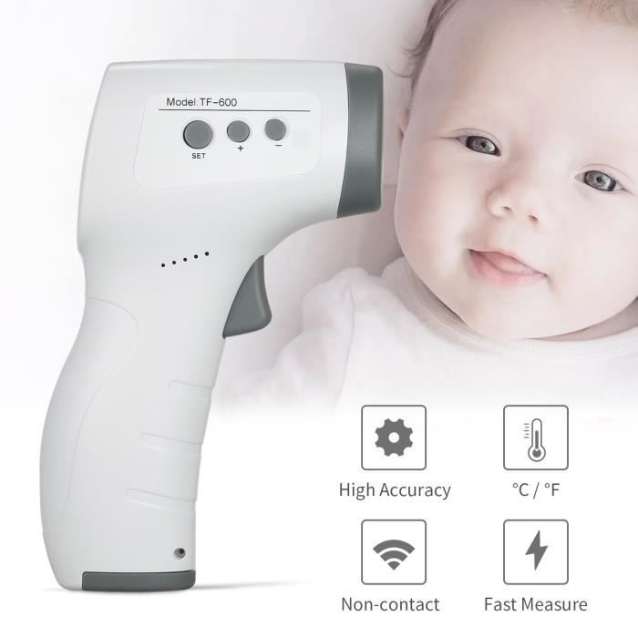 JOULLI Thermomètre Numérique Infrarouge , thermomètre Infrarouge