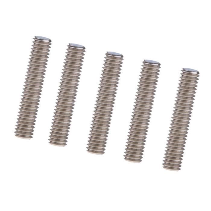 Akozon 5pcs Tube De Gorge Acier Inoxydable M6 Avec PTFE - Pour Imprimante 3D MK8 Extrudeuse 1.75mm