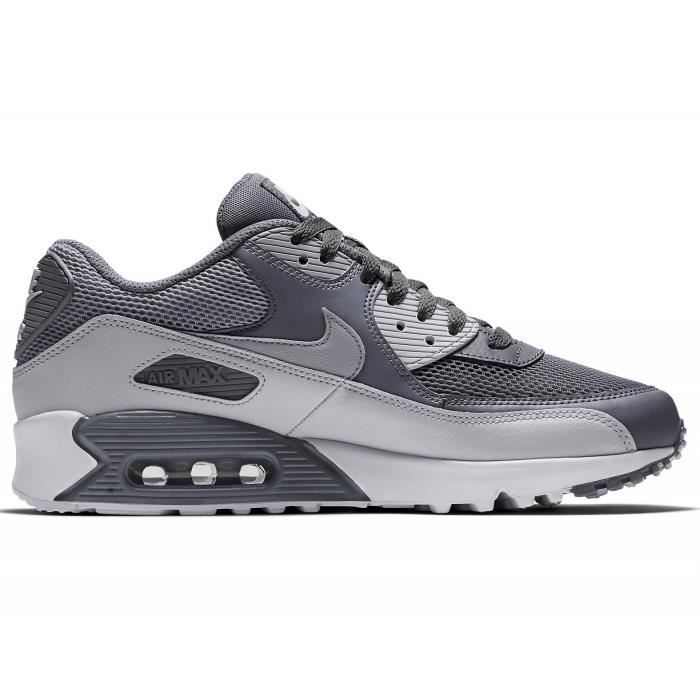 NIKE - Air Max 90 Essential - Baskets homme - 537384-073 Gris ... NIKE - Air Max 90 Essential - Baskets homme - 537384-073 Gris ...