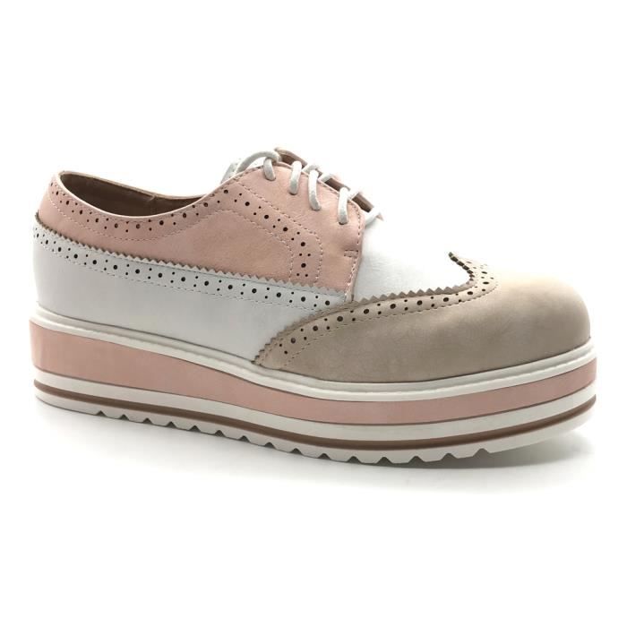 derbies grosse semelle femme