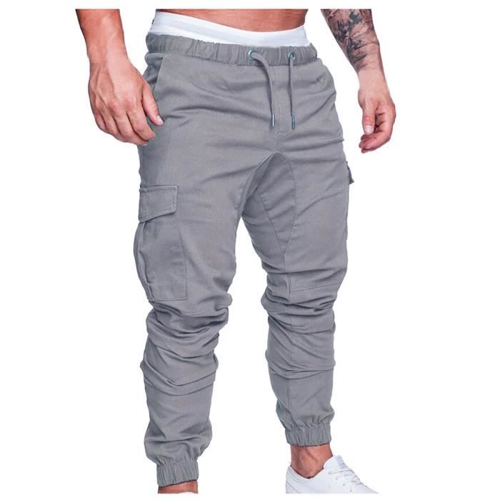 Ensemble Jogging Homme 2 Pièces (sweat à Capuche + Pantalon) - Coupe Ample, En Coton/polyester, Pour Sport Et Détente