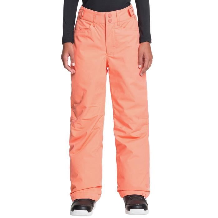 Backyard Pantalon De Ski Fille ROXY - Taille 16 ans - Couleur ORANGE
