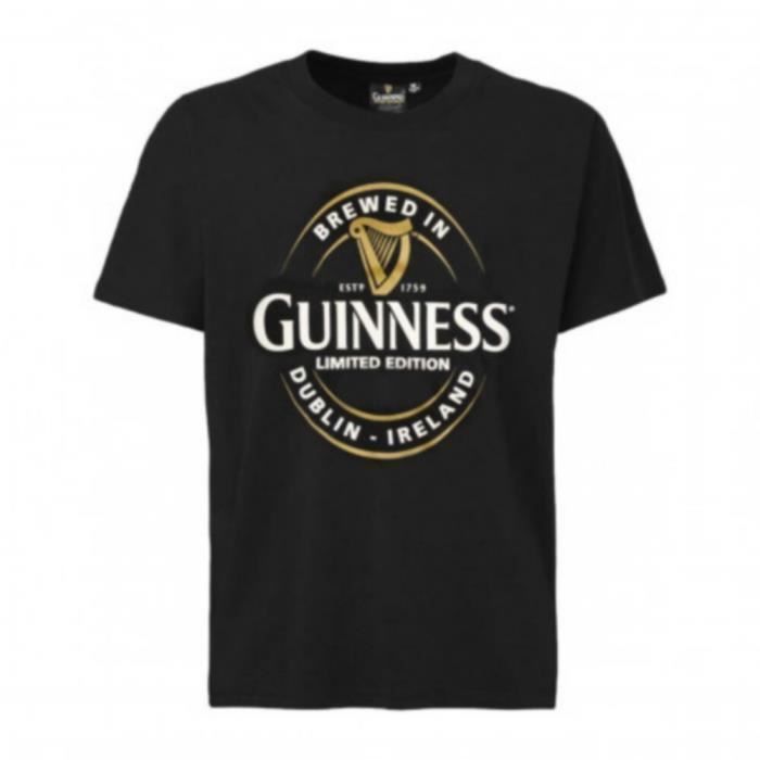 T-shirt Homme Noir 100% Coton - Motif Astronautes Abbey Road, Manches Courtes, Marque B&C