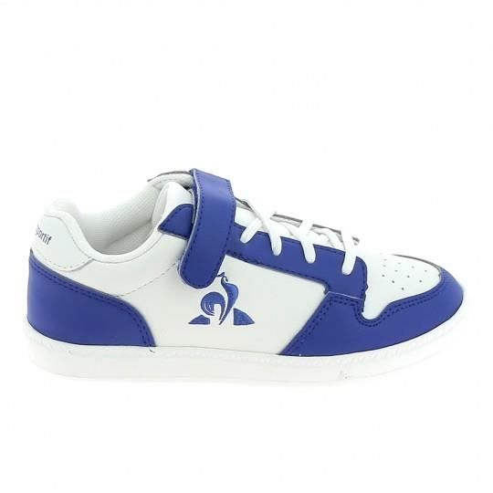chaussures cadet sneakers garçons le coq sportif breakpoint c blanc bleu