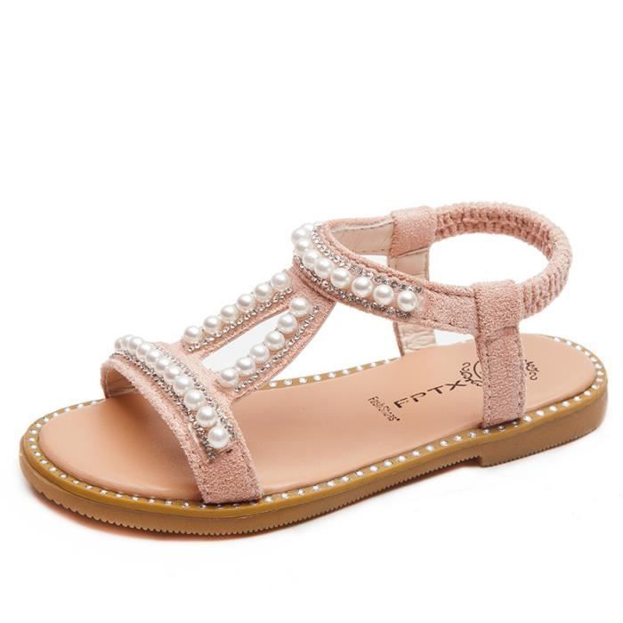 Sandales Plates En Cuir Pour Femme - Confort Orthopédique, Réglables, Idéales Pour La Plage, La Randonnée Légère Et L'été