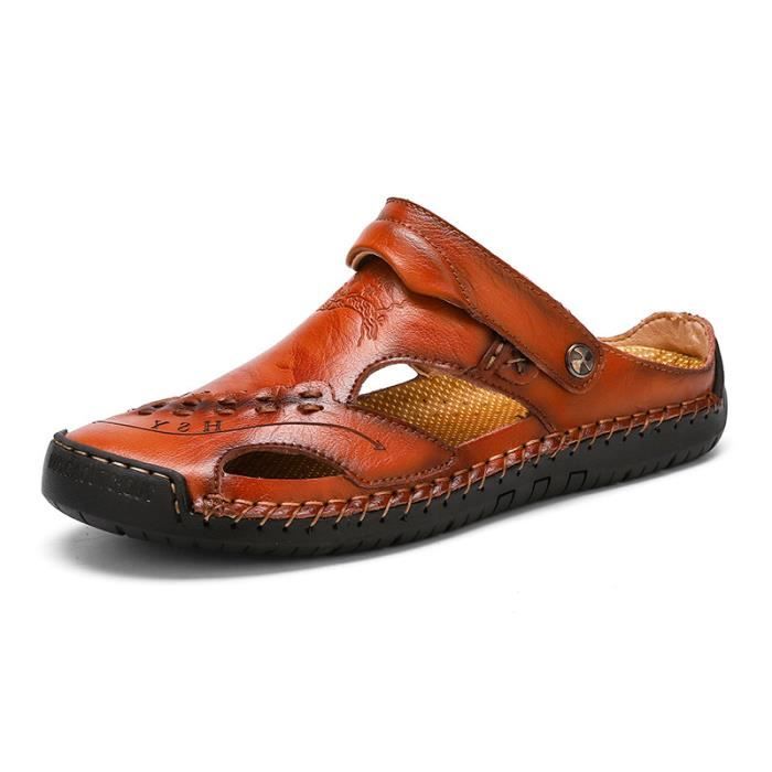Mocassins Enfant TangDao - Cuir, Semelle Antidérapante, Pompon Décoratif