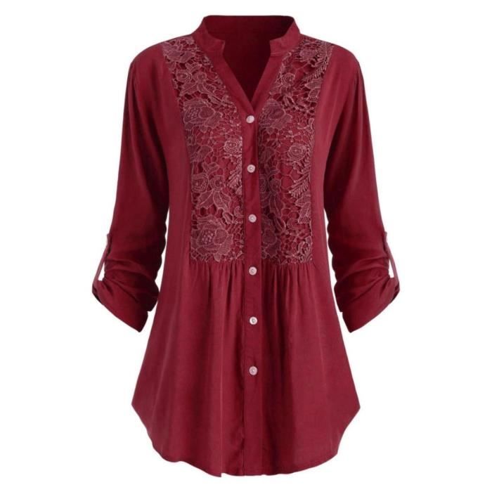 Haut Lingerie Dentelle Rouge Coeur Jolie Intimates - Femme Taille M - Très Bon état