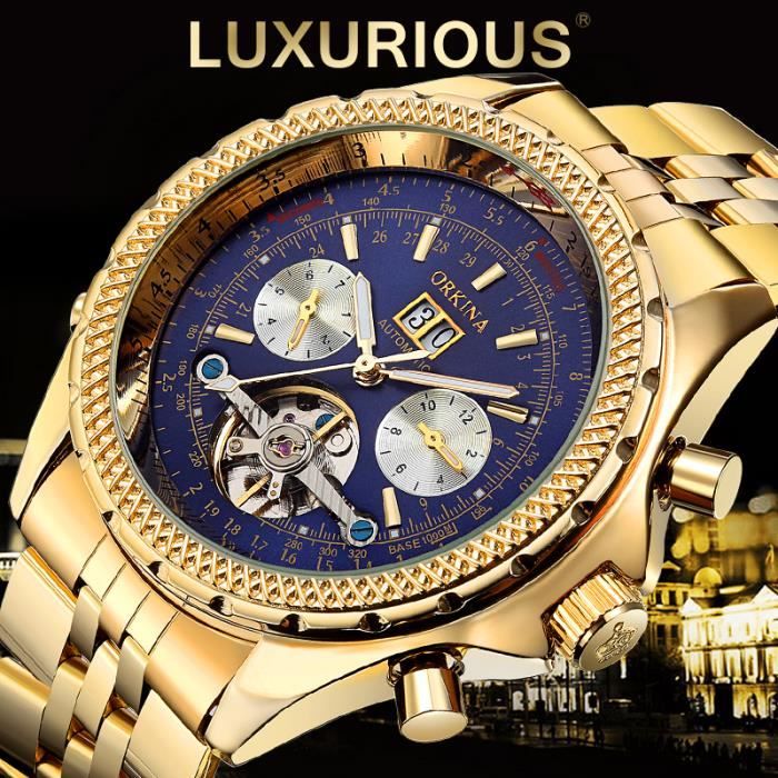 Montre Pour Homme Orologio Uomo Day / Week Montres MéCaniques Automatiques  Avec BoîTe Cadeau - Cdiscount Bijouterie